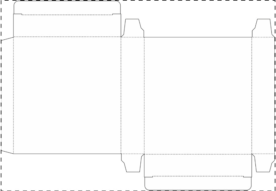 Custom paperboard box