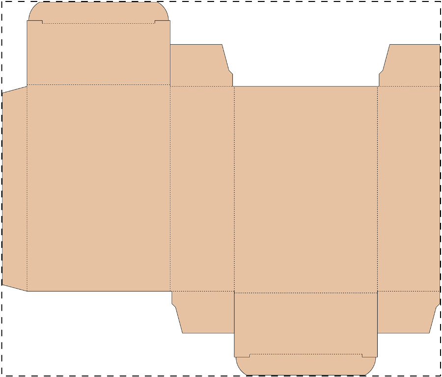 Custom kraft corrugated box