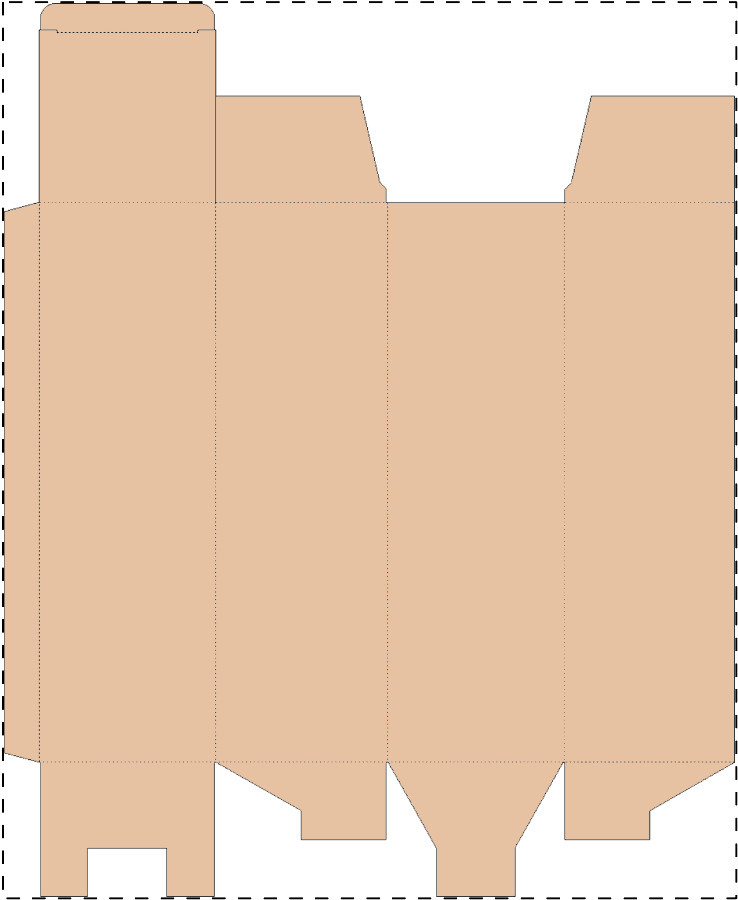 Individuelle Kraftwellpappschachtel