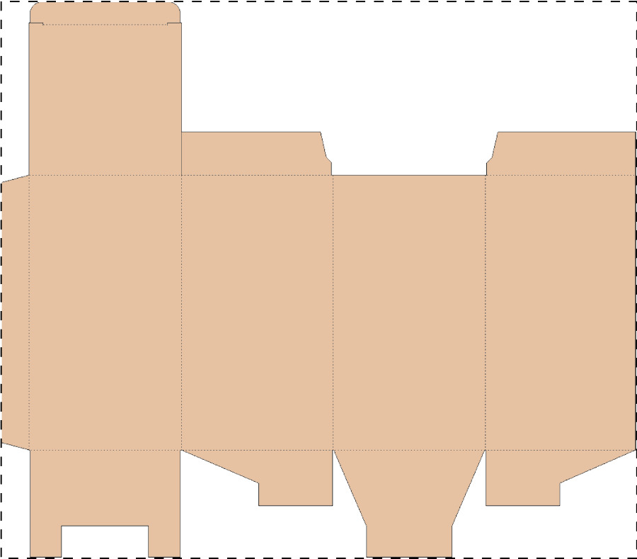 Custom kraft corrugated box