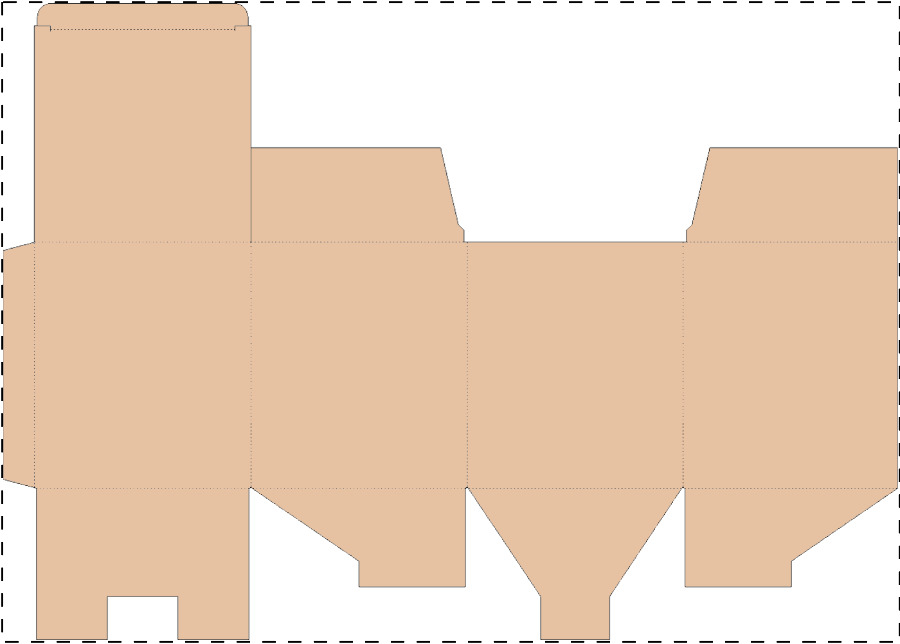 Custom kraft corrugated box