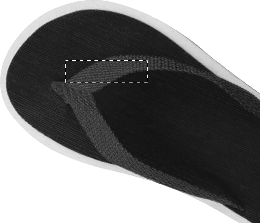 Right slipper - right strap