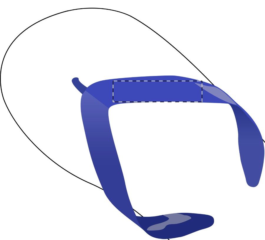Right slipper - right strap
