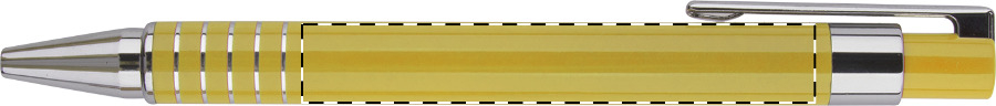 Ballpoint pen barrel - right handed