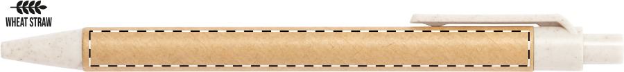 Ballpoint pen barrel - right handed