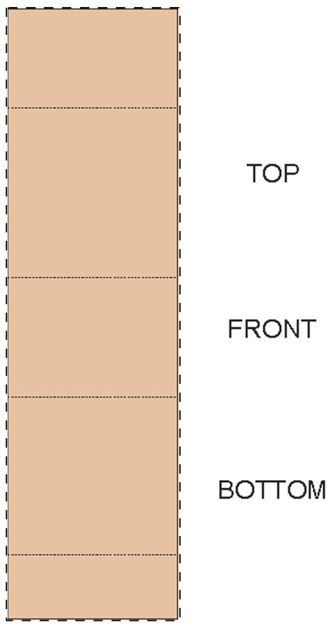 Individuelle Kraftpapierhülle