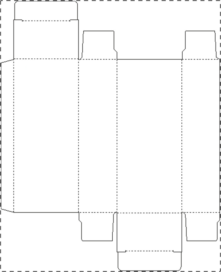 Individuell gestalteter Papierkarton
