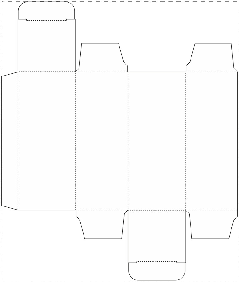 Custom paperboard box