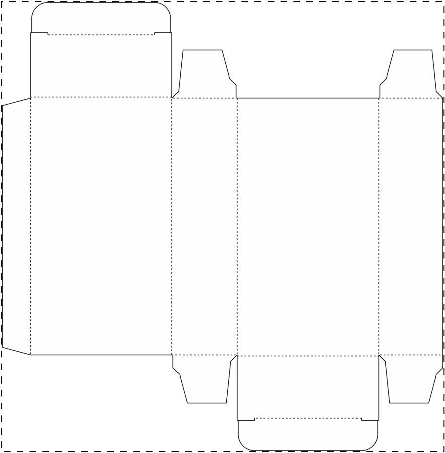 Custom paperboard box