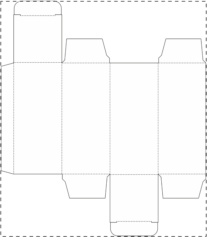 Custom paperboard box
