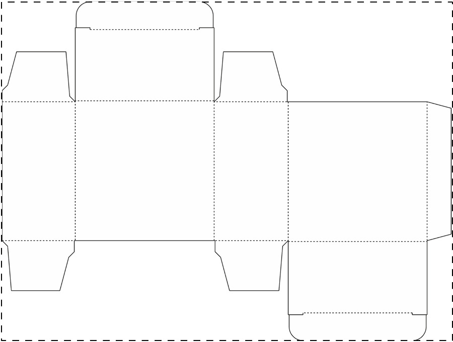 Custom paperboard box