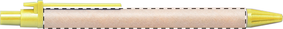 Ballpoint pen barrel - left handed