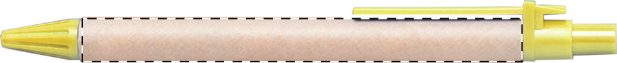 Ballpoint pen barrel - right handed
