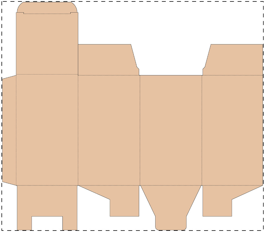 Custom kraft corrugated box