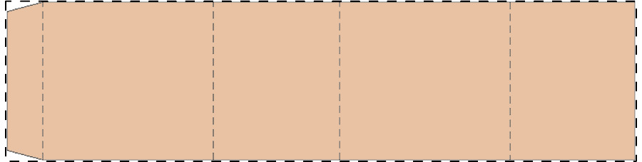 Individuelle Kraftpapierhülle