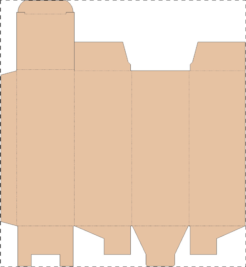 Custom kraft corrugated box