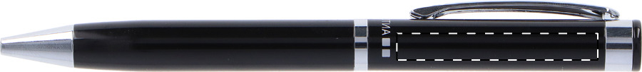 Ballpoint pen below clip - right handed