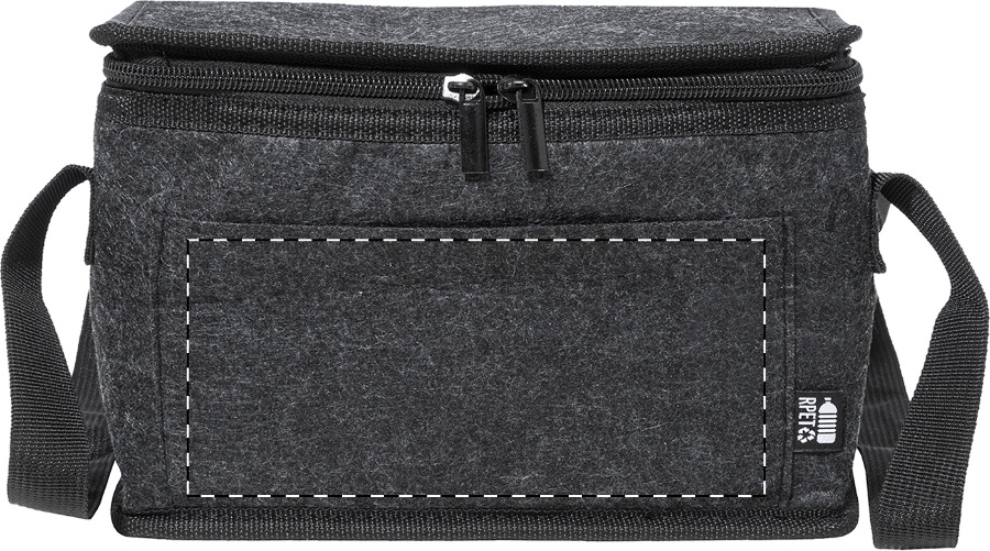 Front side - below zip