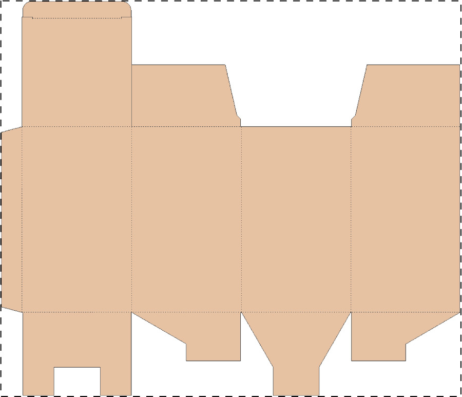 Custom kraft corrugated box
