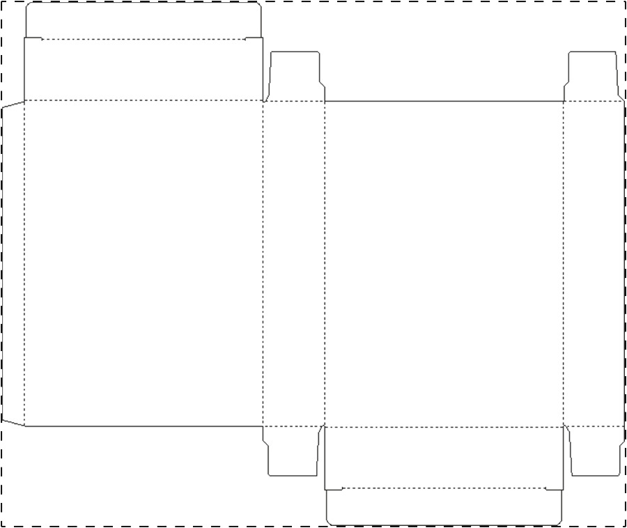 Custom paperboard box
