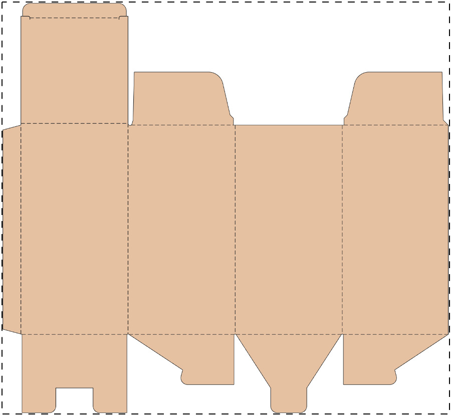 Custom kraft corrugated box