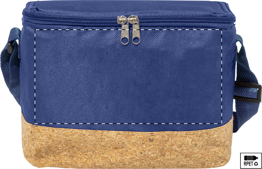 Front side - below zip
