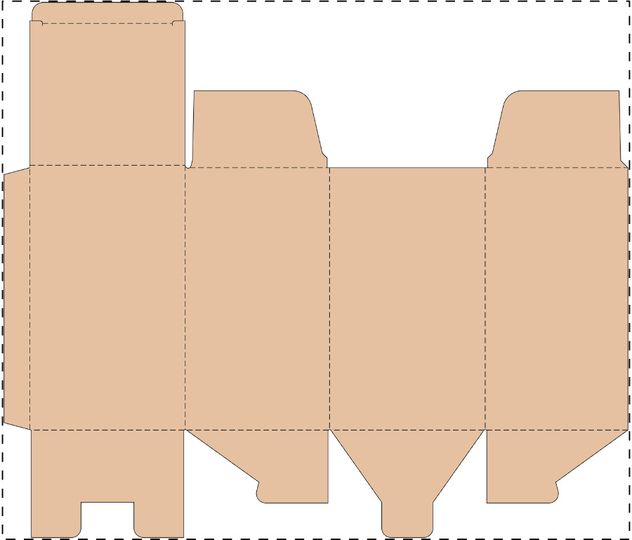 Custom kraft corrugated box