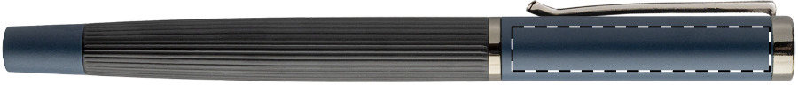 Roller pen below clip - left handed