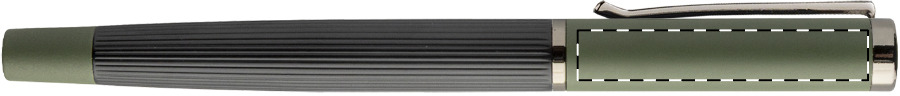 Roller pen below clip - left handed