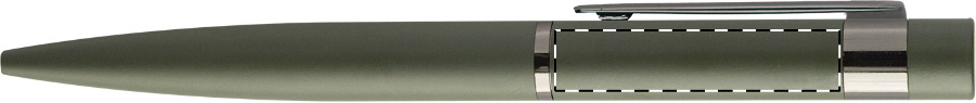 Ballpoint pen below clip - right handed