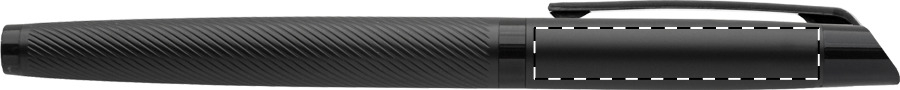 Roller pen below clip - right handed