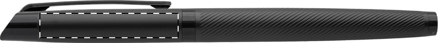 Roller pen below clip - left handed