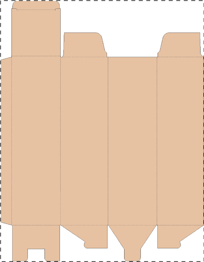 Custom kraft corrugated box