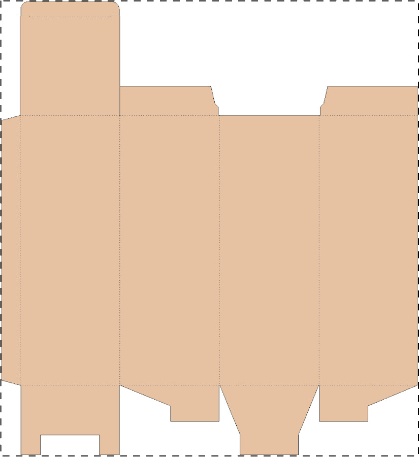 Custom kraft corrugated box