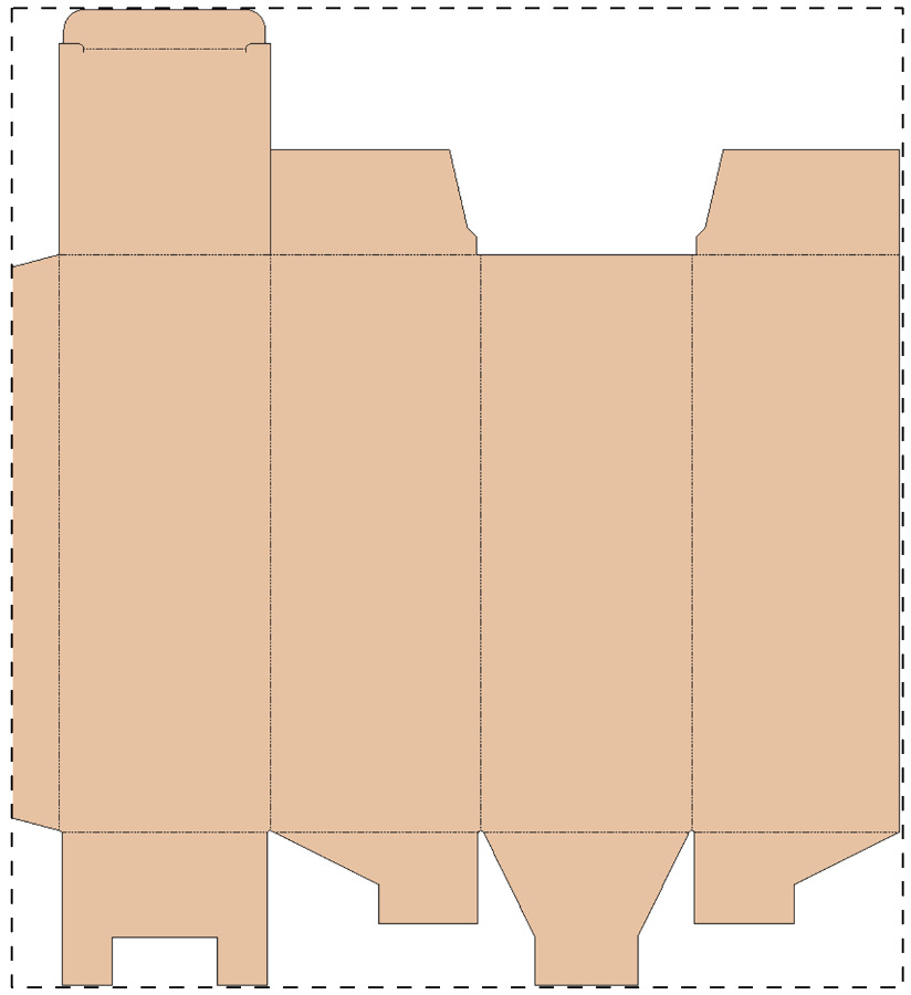 Custom kraft corrugated box
