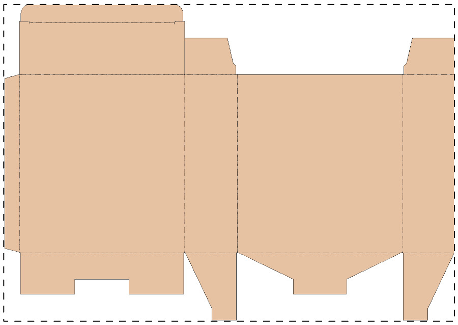 Custom kraft corrugated box