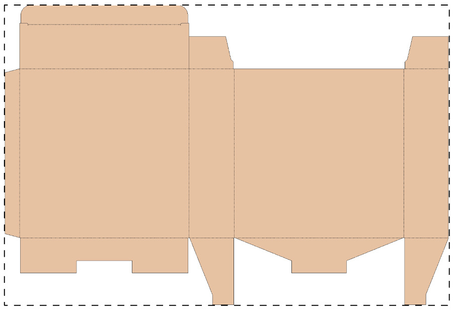 Custom kraft corrugated box