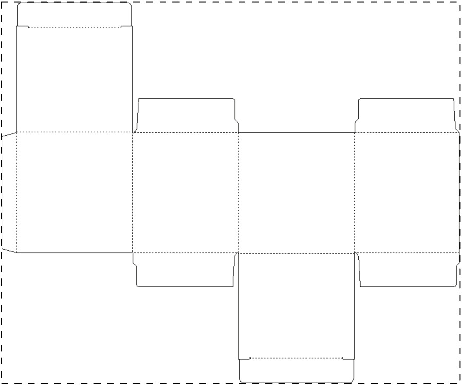 Custom paperboard box