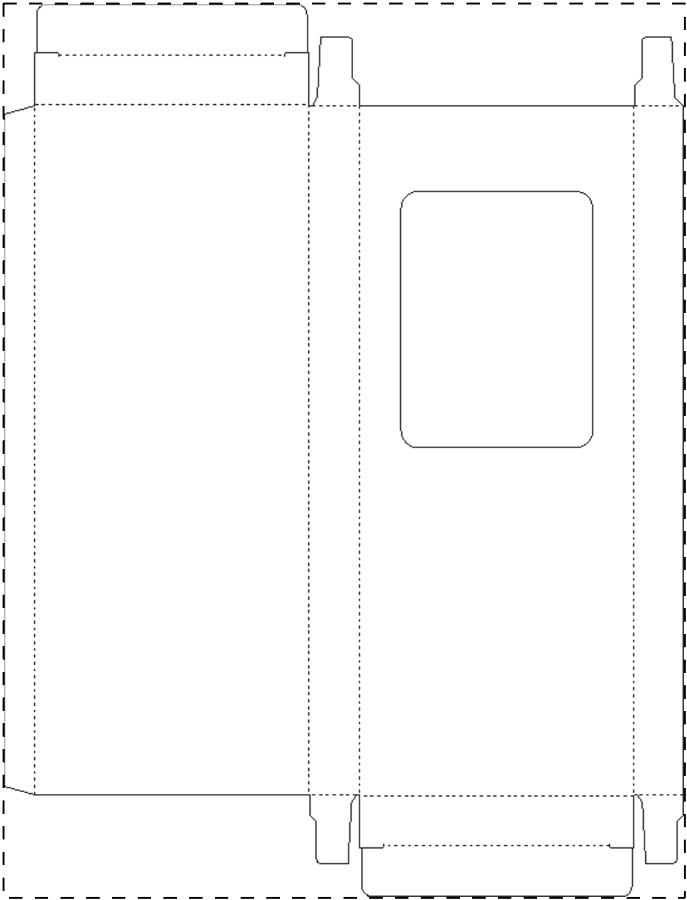 Custom paperboard box