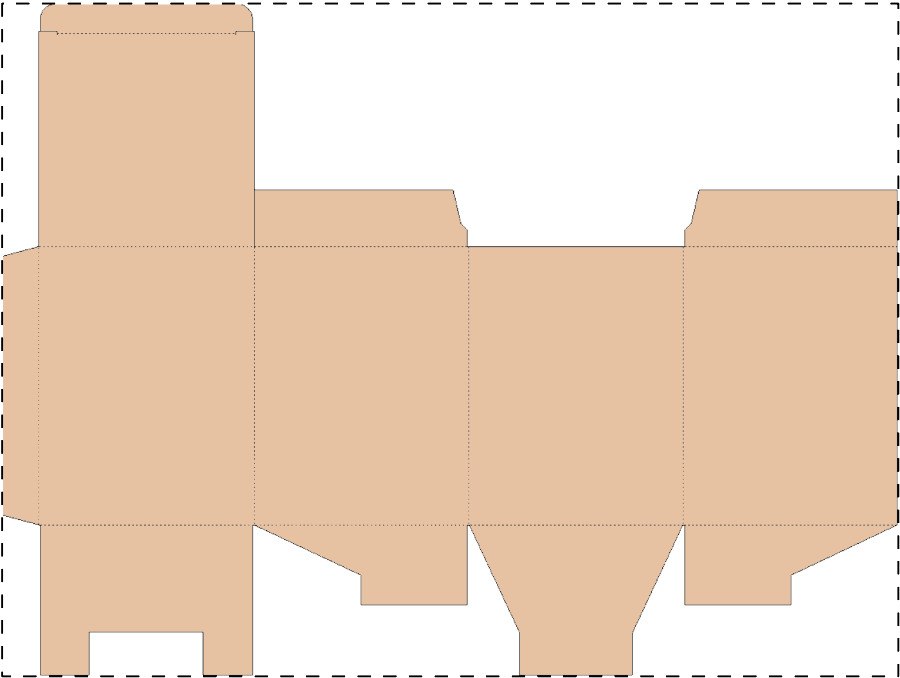 Custom kraft corrugated box