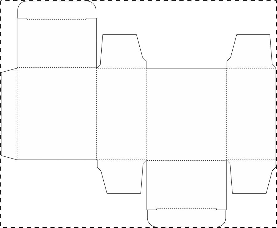 Custom paperboard box