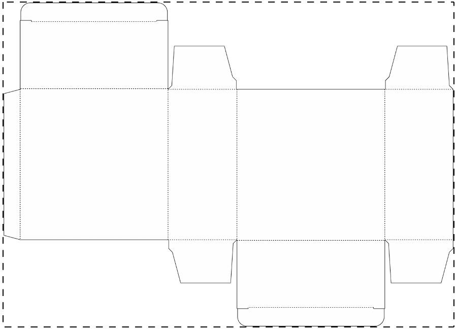 Custom paperboard box