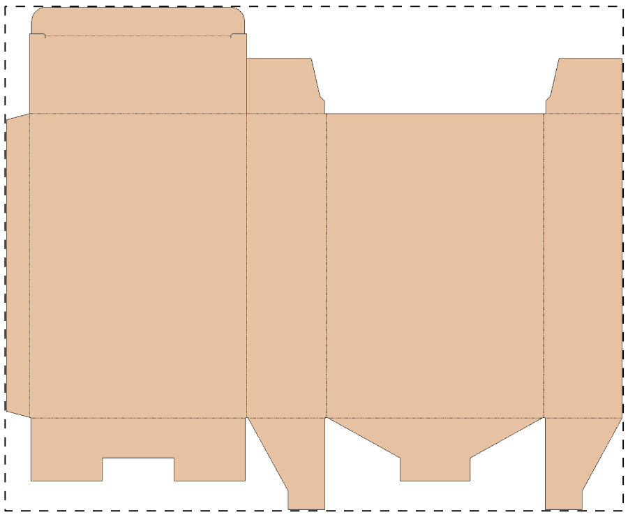 Custom kraft corrugated box