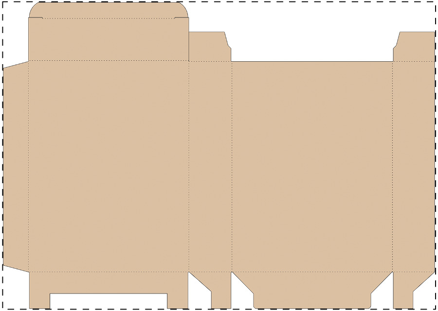 Custom kraft corrugated box