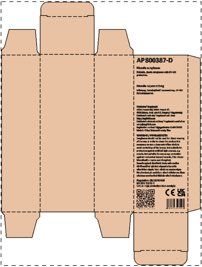 Individuell gestalteter Kraftpapierkarton