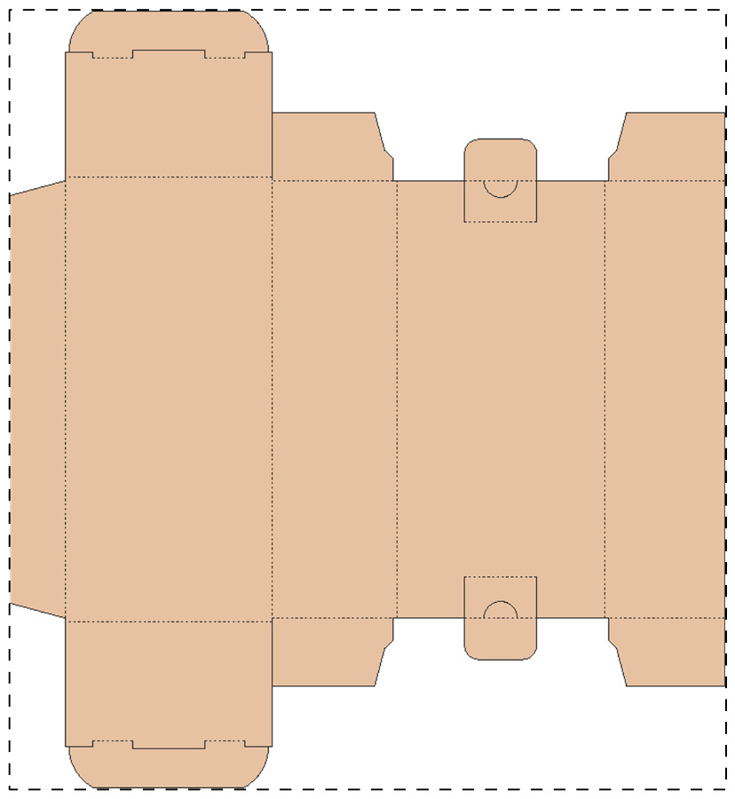 Custom kraft corrugated box