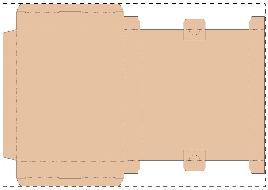 Custom kraft corrugated box