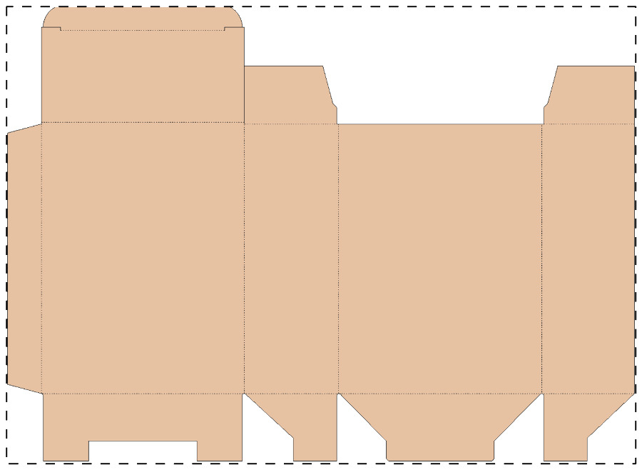 Custom kraft corrugated box