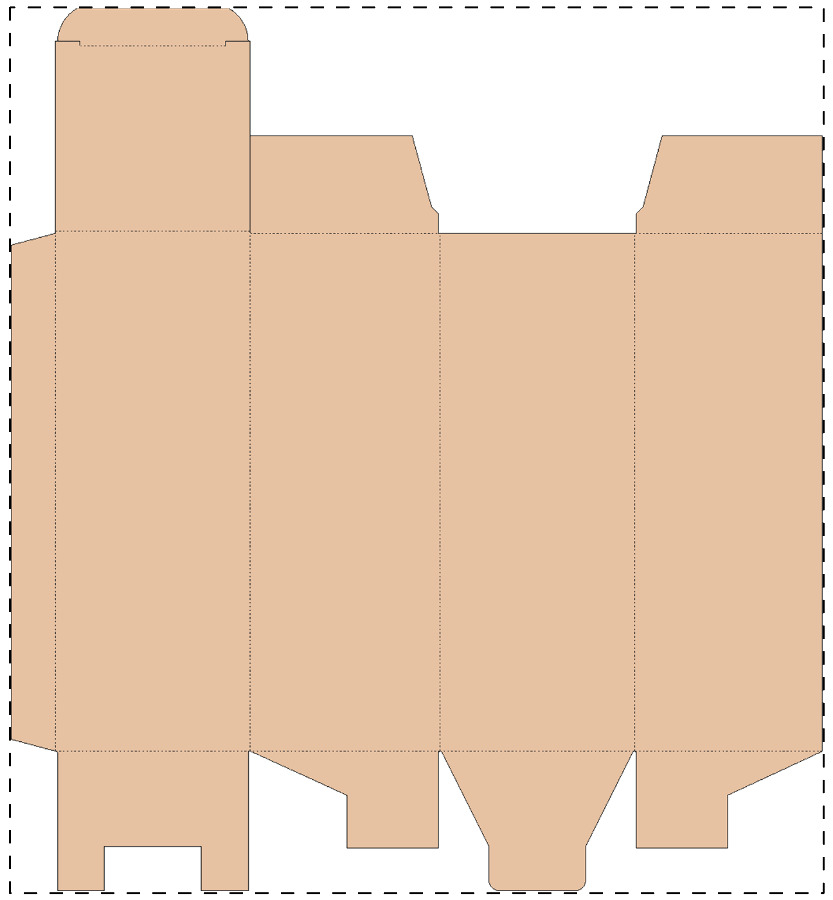 Custom kraft corrugated box