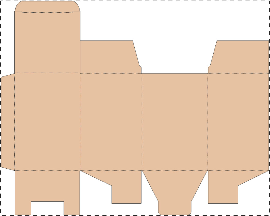 Custom kraft corrugated box